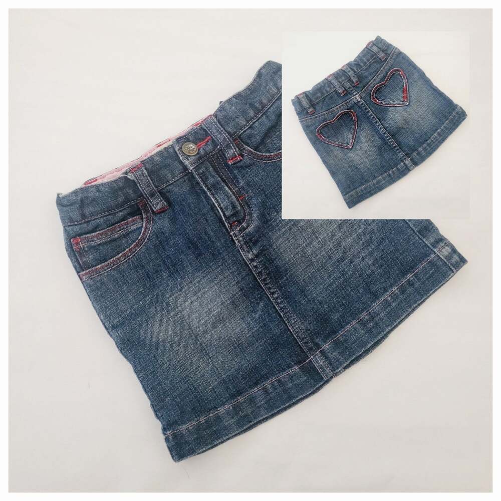 Gap size 4 heart pocket Denim Skirt